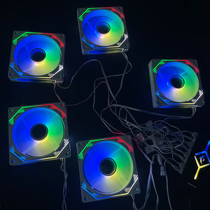 พัดลมระบายความร้อน arBB 120มม. OEM OEM OEM พัดลมระบายอากาศแบบไร้เสียงเงียบเป็นพิเศษ4PIN PWM 5V 3PIN ARGB มีสินค้าที่ใช้ในสต็อก - Product Image 5