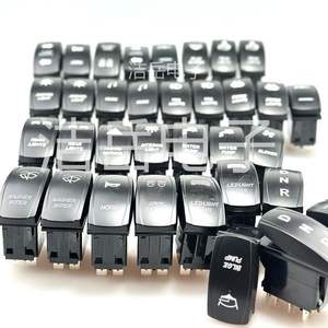 Interruptor basculante Huatian Electronics de 12V-24V y 5 pines, impermeable, para modificación de vehículos recreativos, todoterreno y yates, con luz y doble posición. - Product Image 4