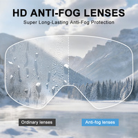 Lunettes de ski personnalisées par le fabricant, protection UV400, lunettes de snowboard, verres polarisés anti-buée, lunettes de ski, lunettes de sport pour la neige