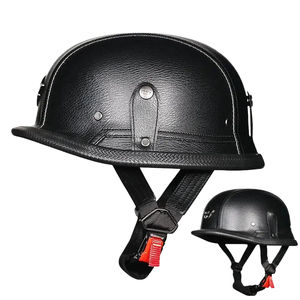 Quatre saisons Scooter <span class=keywords><strong>moto</strong></span> Vintage léger demi casque hommes et femmes voiture électrique casque ouvert visage - Product Image 5