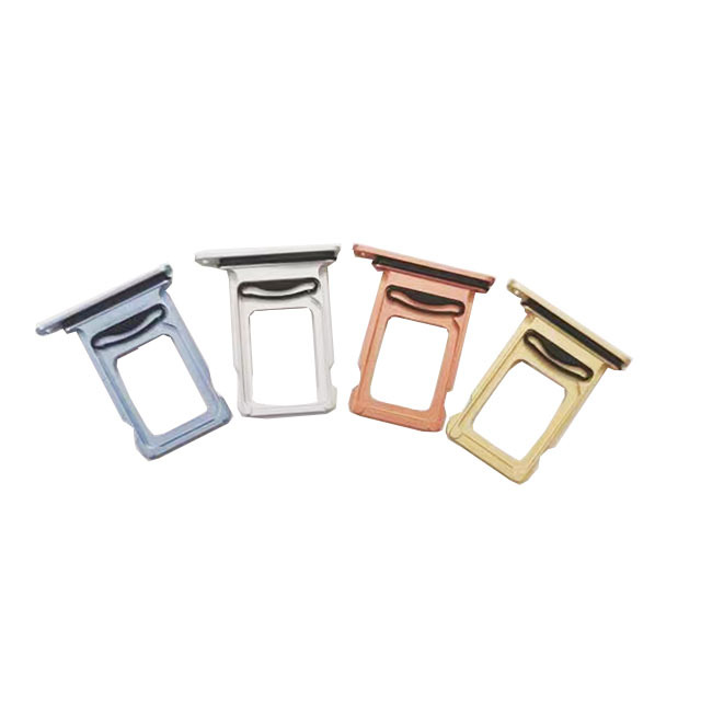 Space Gray Nano Sim Card Tray Slot Holder for iphone X Xs Xr 11 12 13 14 Pro Max Wholesale Sim Card Tray Replacement
