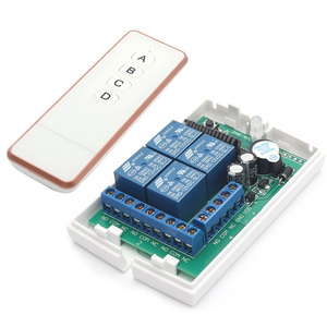 ตัวรับส่งสัญญาณระยะไกล<span class=keywords><strong>4</strong></span>ช่องสัญญาณ DC 12V 24V สำหรับประตูชัตเตอร์ - Product Image 2