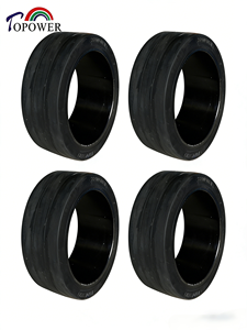 <span class=keywords><strong>Pneu</strong></span> plein super élastique 22x10x16 à faible résistance au roulement pour véhicules électriques à batterie - Product Image 1