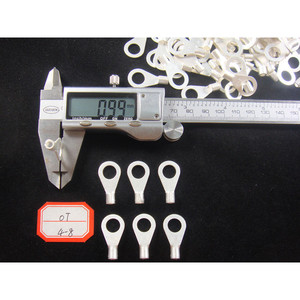 Terminal de Anillo Han Yi OT4-8 de Cobre de 1.0mm de Espesor para Conexión de Cables en Electrónica e Ingeniería Eléctrica - Product Image 3