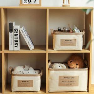 Bathliving Room Storage <b>Large</b> Capacity Foldable Durable Modern Fabric Bedroom Home Furniture Basket Organization - Product Image 6
