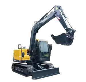 100% nueva marca coreana Hyundai HX80 excavadora sobre orugas de 8 toneladas equipo de movimiento de tierras duradero de alto rendimiento - Product Image 1