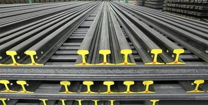 Cán nóng đường sắt nhẹ qu70 qu80 qu120 cần cẩu đường sắt giá tốt thép với chiều dài 8m 10m 12M cho xây dựng đường sắt - Product Image 5