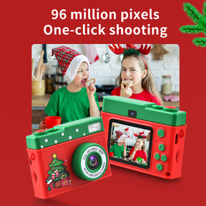 Appareil photo pour enfants édition Noël 96MP HD Photo 1080P Vidéo Écran IPS 2,0 pouces Charge USB Appareil photo jouet pour enfants - Product Image 2