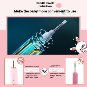 Brosse à dents électrique sonique pour enfants, motif dessin animé, mignonne, douce, étanche IPX8, pour le nettoyage des dents - Vente en gros - Product Image 4