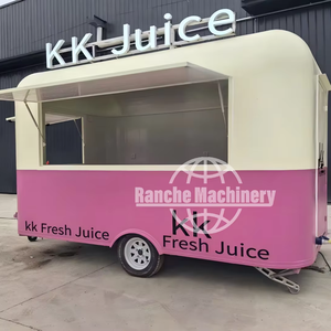 Promotion : Camion de Restauration Mobile pour Vente Ambulante, Remorque à Boissons Fraîches et Glaces, Remorque de Restauration Rapide Mobile - Product Image 1