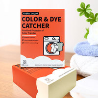 Feuilles absorbantes de couleur jetables Darui, 100 feuilles, anti-décoloration, 5%-15% d'ingrédients actifs, en tissu non tissé, pour machine à laver
