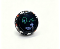 Haut-parleur portable 5W avec logo personnalisé OEM, art pixelisé, écran LED à motifs DIY, réveil, décoration d'intérieur, cadeau