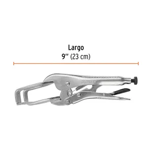 Truper 9 'Alicates de abrazadera de bloqueo Alicates de soldadura de acero al carbono de grado DIY PVC Plástico Aluminio Cobre Mangos Personalizables OEM - Product Image 3