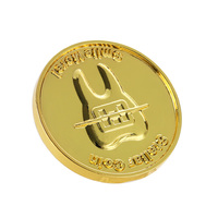 Pièces de monnaie personnalisées en alliage de zinc plaqué or avec logo 3D en relief (dent et étoile) – Pièce de défi pour cadeaux et souvenirs de clinique dentaire