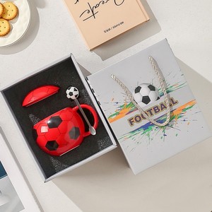 Creative Soccer Souvenir Ceramic <b>Coffee</b> <b>Mug</b> Gift <b>Set</b> for Football Club - Product Image 6