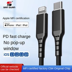 Cavo di Ricarica Rapida Certificato MFi per <span class=keywords><strong>Apple</strong></span> PD18w/27w/30w Tipo-C USB per Caricatori 14/<span class=keywords><strong>13</strong></span>/12/11 - Product Image 3