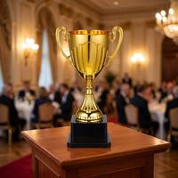 Trophée en métal gravé sur mesure, cadeau personnalisé d'appréciation pour les bénévoles, les enseignants et les dirigeants communautaires