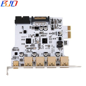 5gbps 4 <span class=keywords><strong>USB</strong></span> <span class=keywords><strong>3</strong></span>.0 + <span class=keywords><strong>1</strong></span> Type-C kết nối để <span class=keywords><strong>PCI</strong></span> <span class=keywords><strong>Express</strong></span> <span class=keywords><strong>PCI</strong></span>-E 1X mở rộng riser thẻ với USB3.0 19pin ổ cắm SATA 15pin điện - Product Image 5