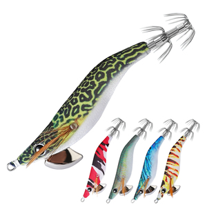 Palmer 9cm 7g Luminous <strong>Squid</strong> <strong>Jig</strong> Lures Wood Shrimp <strong>Squid</strong> Fishing Lure Saltwater Fishing Bait Glow <strong>Squid</strong> <strong>Jig</strong> - Product Image 2
