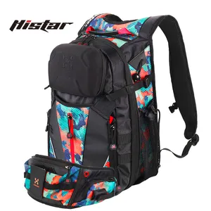Histar 도매 낚시 태클 배낭 3 레이어 대형 방수 가방 스토리지 어깨 가방