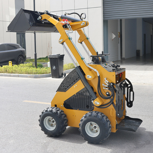 LEAD S360 300KG Stand on Drive teleskopik kecil Mini Skid Steer roda pemuat untuk dijual dengan garpu palet - Product Image 5