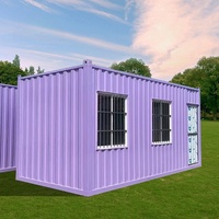 Casa Contenedor Modular Moderna de Alta Calidad, Color Personalizado, Diseño Resistente al Fuego y al Viento, Acero Galvanizado, para Escuelas