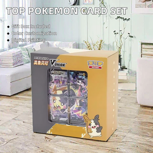 Boîte cadeau de jeu de cartes <span class=keywords><strong>Pokémon</strong></span> Quartet <span class=keywords><strong>Link</strong></span> 100% authentique, best-seller, haute qualité, scellée, pour anime, jeu de cartes en métal et papier - Product Image 2