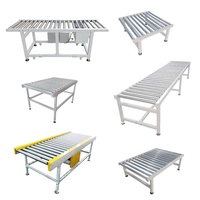 Ligne de production de rouleaux de convoyeur en acier inoxydable Table de palettes à usage industriel