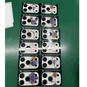 2025 diseño personalizado 12 patrón de constelación para IPhone lente película teléfono accesorios para IPhone 17 Pro Max Protector de lente de cámara - Product Image 5