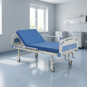 Lit médical semi-Fowler en acier inoxydable certifié ISO 13485 CE, Classe II, garantie 1 an, fiabilité clinique, norme d'exportation - Product Image 3