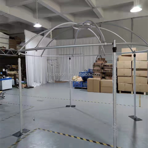 SMOOTH Large Elegant Aluminum Backdrop <b>Wedding</b> Party Arch Stand Dome <b>Ceiling</b> Drape Frame <b>Wedding</b> Round Canopy - Product Image 2