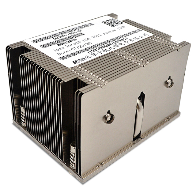 Spot Goods 4 Heat Pipes Copper Aluminum Passive 2U Narrow LGA2011 Heatsink for Server Cooling Computer Case 135W TDP 17dBA Noise