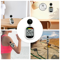 Medidor Profesional de Estrés Térmico WBGT con Temperatura de Globo Negro y Alarma de Alta Temperatura para Seguridad en Interiores y Exteriores