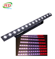 Lampu sorot Dinding LED terang 12x5W, 3W 14 buah lampu piksel Bar DMX, lampu sorot panggung untuk DJs