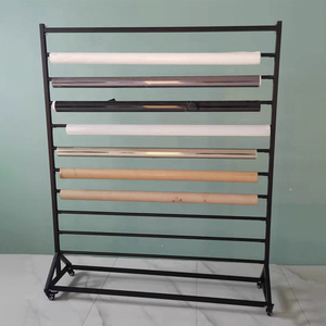 Hiển thị đứng với bánh xe thích hợp cho đẩy được sử dụng để hiển thị các loại vải dệt Thảm khăn trải bàn và da CuộN - Product Image 6