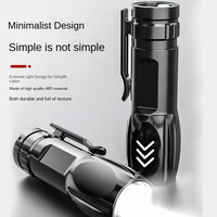 Linterna Portátil de Alta Luminosidad de 1000 Lúmenes, Recargable por USB, con Clip para Gorra, Ideal para Acampar y Pescar