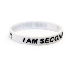 Pulsera de Silicona con la Frase 'GOD IS FIRST', Pulsera de Goma con la Frase 'IM Second', Brazalete de Goma Grabado - Product Image 5