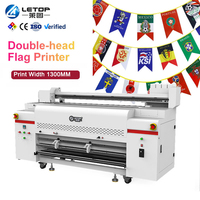 Impresora de Inyección de Tinta Digital LETOP Factory 1.3M, Impresora de Sublimación Directa para Banderas en Forma de Lágrima