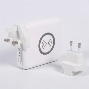 Adaptador de Viaje Inalámbrico Portátil 5 en 1 con Logotipo Personalizado, Cargador con Enchufe AU EU UK de 10000AU para Teléfono, Tipo Eléctrico - Product Image 2