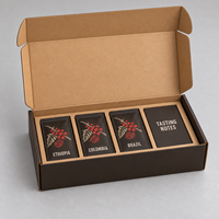 Boîtes d'expédition en carton ondulé personnalisées pour les kits d'abonnement de café de spécialité