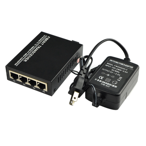 공장 판매 1 섬유 4rj45 LAN 포트 미디어 변환기 1000m Sc 단일 모드 광섬유 미디어 변환기 3KM 20KM - Product Image 4