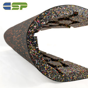 Kauçuk paspaslar gürültü azaltma darbeye dayanıklı zemin spor salonu kauçuk karo için kapalı - Product Image 3