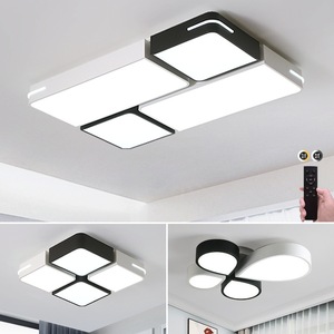 Plafonnier LED en acrylique au design créatif, intensité d'éclairage réglable, en forme d'étoile et <span class=keywords><strong>de</strong></span> lune, design créatif, éclairage d'intérieur, 80w, 650mm, 1 unité - Product Image 3