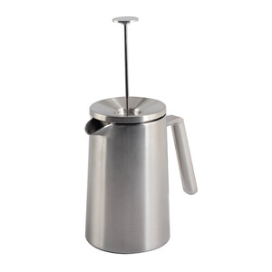 Cafetière à piston de 1 litre, en acier inoxydable à double paroi isolée - Product Image 5