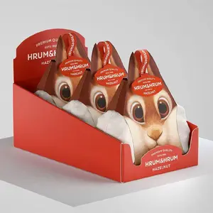 Spezielle Cartoon-Eichhörnchen-Nuss-Verpackung zum Verpacken von Produkt-Display-Nussbox-Verpackungen
