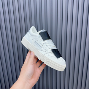 Zapatillas Deportivas para Hombre, Estilo Hip Hop, Casuales, con Suela Texturizada Antideslizante, Parte Superior con Paneles en Contraste, Calzado Cómodo para Viajes por la Ciudad, Zapatillas Amiris - Product Image 3