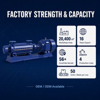 Pompe d'alimentation de chaudière multi-étages 2GC-5-5, 15 kW, 10 m³/h, en fonte pour chaudières et alimentation en eau industrielle