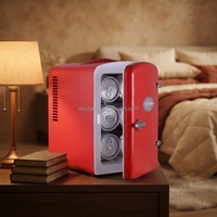 Réfrigérateur portable à compresseur 4L AC/DC 12V, faible bruit, pour camping-car, camping et voyage