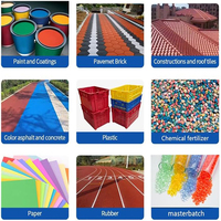 Pigment de peinture, oxyde de fer noir, pigment de couleur pour béton, prix pour le ciment