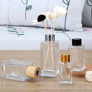 Cuboid sậy khuếch tán chai <span class=keywords><strong>40ml</strong></span> 80ml 120ml 150ml 200ml 250ml sang trọng nước hoa khuếch tán dầu chai thủy tinh - Product Image 5